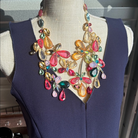 PIPER K FASHIONABLE 🧡l💗 COLORFUL NECKLACE - Picture 1 of 4